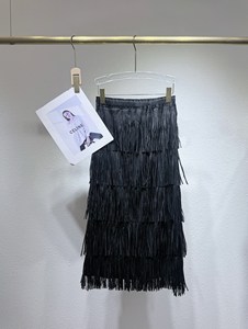 PY 2026 Summer New Arrival Casual Miyake Pleated <b>Skirt</b> Fashion <b>Elastic</b> Waist Flared Tiered Midi <b>Skirt</b> Bulk Clothing Wholesale - Product Image 5