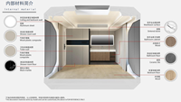Casa Cápsula Inteligente Prefabricada Modular Desmontable Portátil E2 Moderna de 20 pies/40 pies, Oficina en Casa Galvanizada Blanca