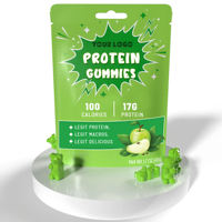 Gomitas de Proteína de Sandía, 17g de Aislado de Proteína de Suero para Desarrollo Muscular, Recuperación Post-Entrenamiento, Suplemento Energético
