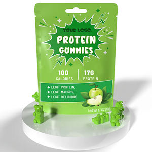 Gummies à haute teneur en protéines à la pastèque, 17 g d'isolat de protéines de lactosérum pour la construction musculaire, la récupération après <span class=keywords><strong>l</strong></span>'entraînement, complément énergétique - Product Image 3