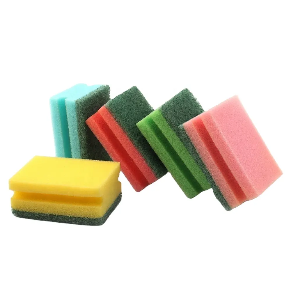 Industrial Nylon Factory Made Roll Heavy Duty Scouring Pads Super Custom Coconut Scrubber Sponges Wholesale Scourer