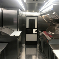 Camion de restauration mobile entièrement équipé pour pizzas, cuisine mobile, four à pizza en acier inoxydable, chariot alimentaire personnalisé, CE DOT