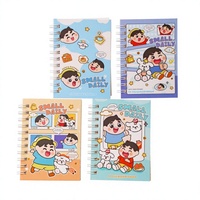 Großhandel A7 Mini Spiralblock Comic-Jungen Cartoon Liniertes Taschennotizbuch 80 Blatt 80g/m² Kawaii Schreibwaren für Kinder und Schüler