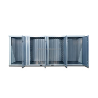 Conteneur modulaire pop-up de 20 pieds, emballage plat, installation rapide, appartement autonome, cabine portable