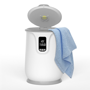 Chauffe-serviettes intelligent à minuterie avec écran LED, grande capacité de 20 L, arrêt automatique et verrouillage enfant, pour salle de bain - Product Image 1