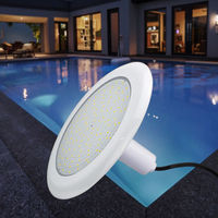 Luz para Piscina LanWo, Diseño Patentado, Súper Delgada, 1.5 Pulgadas, IP68 Impermeable, 18W/24W/35W, Control por WiFi/Aplicación Tuya, Superventas