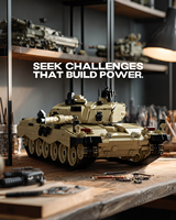 Nifeliz Challenger 2 Tank Model Seti, Yetişkinler İçin İngiliz Ana Muharebe Tankı Yapım Seti, Askeri Meraklılar İçin Koleksiyonluk Hediye