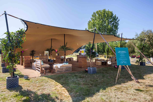 Tienda elástica y elástica impermeable 8*12 para bodas con postes de aluminio - Product Image 4