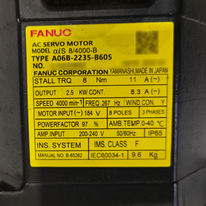 A06B-2235-B605 Motor Servo AC FANUC Plc - Product Image 2
