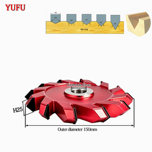 Fresa en V de 12 dientes de carburo de tungsteno de grado industrial YUF 90, disponible para OEM, HRC 65, para tallado de madera, ranurado y reparación de precisión - Product Image 4
