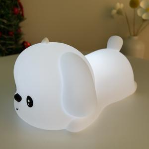 Lampe de chevet créative en silicone pour bébé et enfants Lampe pour chien <span class=keywords><strong>Beat</strong></span> Control Veilleuse LED rechargeable - Product Image 5
