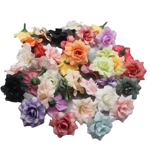 Cabezas de Rosas Artificiales Puntiagudas, Rosas Falsas de Seda para Manualidades, Cajas de Regalo, Decoración de Paredes de Flores y Coronas - Product Image 4