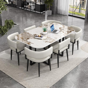 Bộ bàn ăn đá phiến dài cao cấp GEDO, thiết kế tùy chỉnh, giá rẻ, gồm 6 ghế - Product Image 2