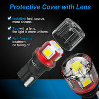 Ampoule LED auto NAO Super Bright T10-N5 SMD 168 194 pour voiture, lampe de lecture, éclairage de porte, clignotant, éclairage de stationnement, éclairage LED Canbus T10