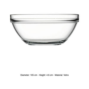 Bol à salade empilable en verre trempé Chef's Ø 10,5 cm Pasabahce - Product Image 3