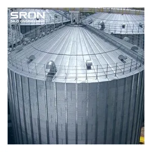 Güvenlik garantili 5000 Ton depolama silosu buğday/mısır/soya kutusu çelik Silo en iyi üreticileri fiyat