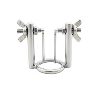 Cage de chasteté masculine en acier inoxydable avec sonde urétrale détachable, dispositif métallique anti-masturbation pour hommes, jouet personnel pour adultes