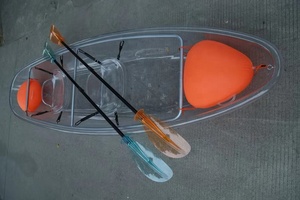 Kayak transparent LIMELIGHT avec siège flottant pour sports nautiques, kayak transparent - Product Image 2