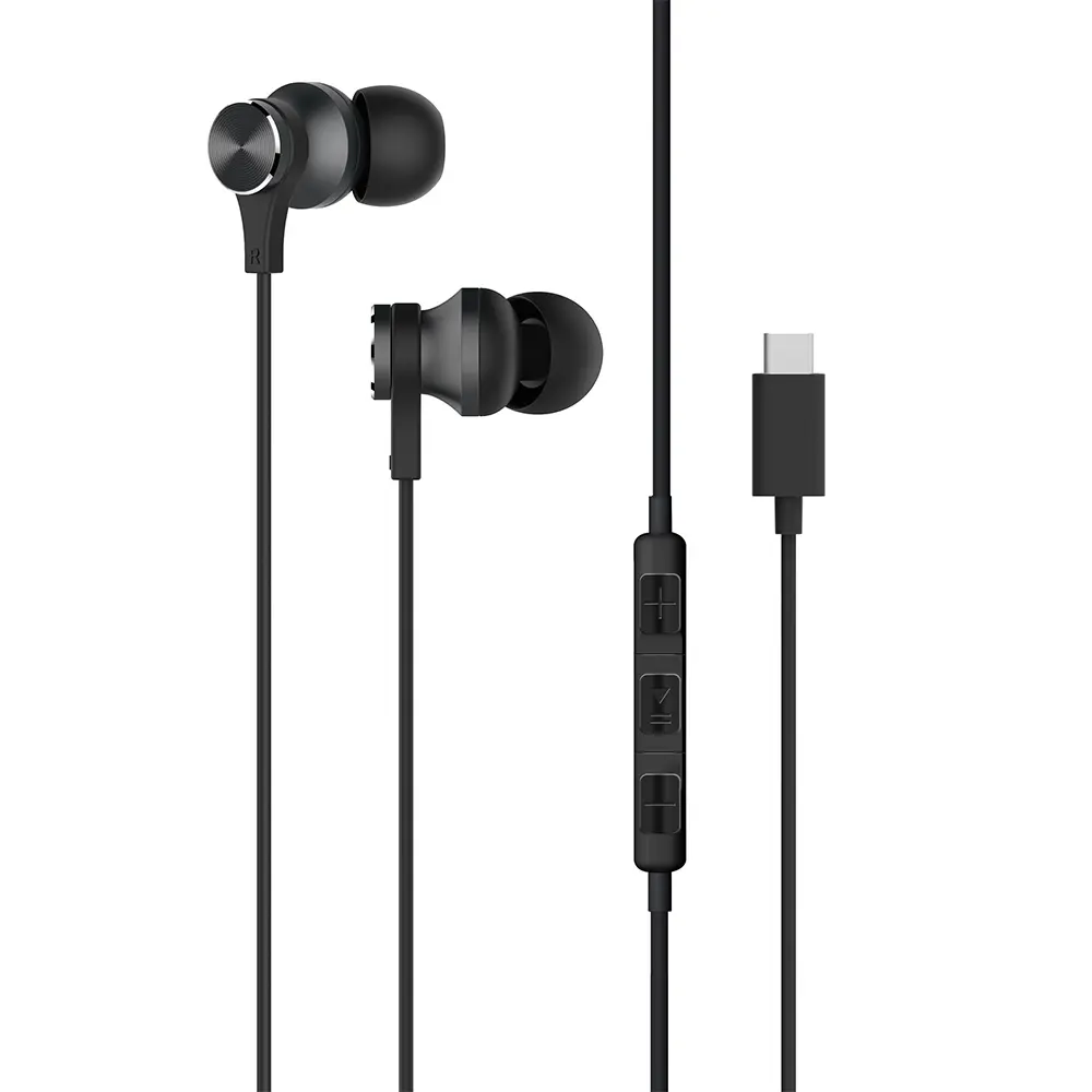 Marca Wesdar, superventas, auriculares estéreo intrauditivos con cable, conector tipo C de 3,5mm, auricular magnético para música, MOQ bajo
