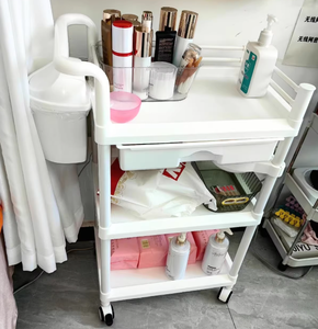 Carrito de Plástico para Hospital o Salón de Belleza, con Instrumentos para el Cuidado de Medicamentos, Carrito de Equipo Esencial - Product Image 5