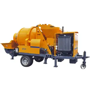 New Design Portable Concrete Pump Mixer Price Diesel Stationary Concrete Pump Mixer Building House Concrete Mixer With Pump