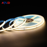 Lampu Strip COB EU Grosir 320Led/m DC12V/24V CE RoHs Lampu Strip LED 3000K 4000K 6500K Strip LED COB Fleksibel