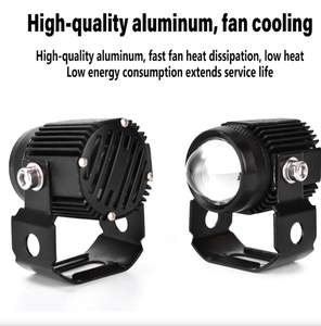 Faro de Niebla <span class=keywords><strong>BAOBAO</strong></span> Bicolor Blanco y Amarillo de 12V con 3 Cables, Mini Sistema de Luces de Conducción para Motocicleta, Universal para Bicicleta, Venta al por Mayor de Fábrica - Product Image 3