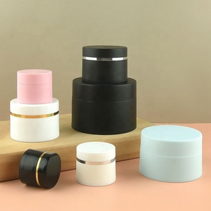 Free Sample 5g 10g 15g 20g 30g 50g 100g Colorful Cosmetic <b>Jar</b> Matte White Blue pink Black PP <b>Plastic</b> <b>Jar</b> Cream Container - Product Image 4