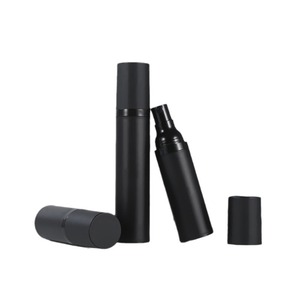 Flacone Airless Opaco Nero da 15ml 20ml 30ml 50ml con Pompa <span class=keywords><strong>e</strong></span> Tappo Neri per Cosmetici <span class=keywords><strong>e</strong></span> Cura della Pelle - Product Image 6
