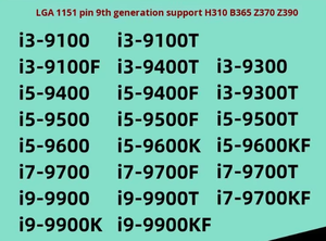 Procesadores de Escritorio de Cuatro Núcleos a 2.5GHz y 14nm para I3 9100, I3 9100F, I3 9300T, I5 <span class=keywords><strong>9400F</strong></span>, I5 9500, I5 9600K, I7 9700, I7 9700F, I9 9900KF - Product Image 2