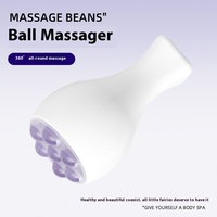 Trustloops Rouleau de massage facial et cervical personnalisé en forme de rose, Gua Sha en ABS, manuel, vente en gros, marque privée, OEM, ODM
