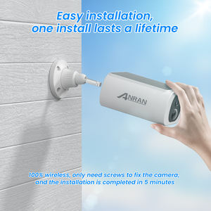 <span class=keywords><strong>ANRAN</strong></span> <span class=keywords><strong>5MP</strong></span> Solaire Alimenté Balle Extérieur Projecteur Vision Nocturne 100% Sans Fil Intégré Panneau Solaire Caméra de Sécurité à Domicile Wifi - Product Image 6