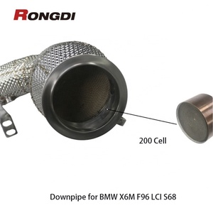 Tubo de Escape de Acero Inoxidable sin CEL, de Alto Flujo y con Catalizador para BMW X5M X6M LCI 2024 S68 4.4T - Product Image 4