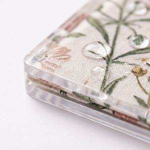 Portachiavi Ovale in Acrilico con Stampa UV, Motivo Floreale, <span class=keywords><strong>Regalo</strong></span> Personalizzato per Donne - Product Image 4