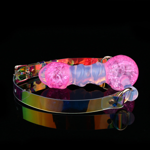 CF-K9172 Accessoires de bondage buccal en silicone, <span class=keywords><strong>boule</strong></span> de gag, jouets érotiques, jeux de contrainte pour adultes, jouets sexuels à bouche ouverte pour femmes et hommes - Product Image 3