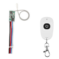 Télécommande RF sans fil 433 MHz, mini-interrupteur relais 1 canal, contrôleur de lampe LED, micro-récepteur émetteur DIY, compatible DC 3.6V 5V 9V 12V 24V