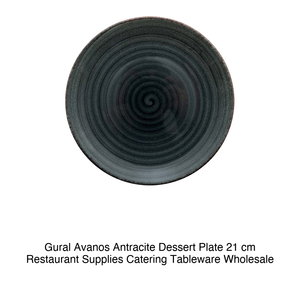 Assiette à dessert Avanos Anthracite 21 cm Gural - Product Image 2