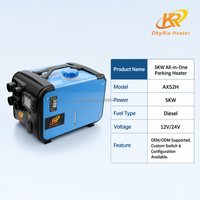 Chauffage au diesel portable intégré OkyRie AX52H 5KW, certifié CE ROHS, sûr pour véhicules et bateaux
