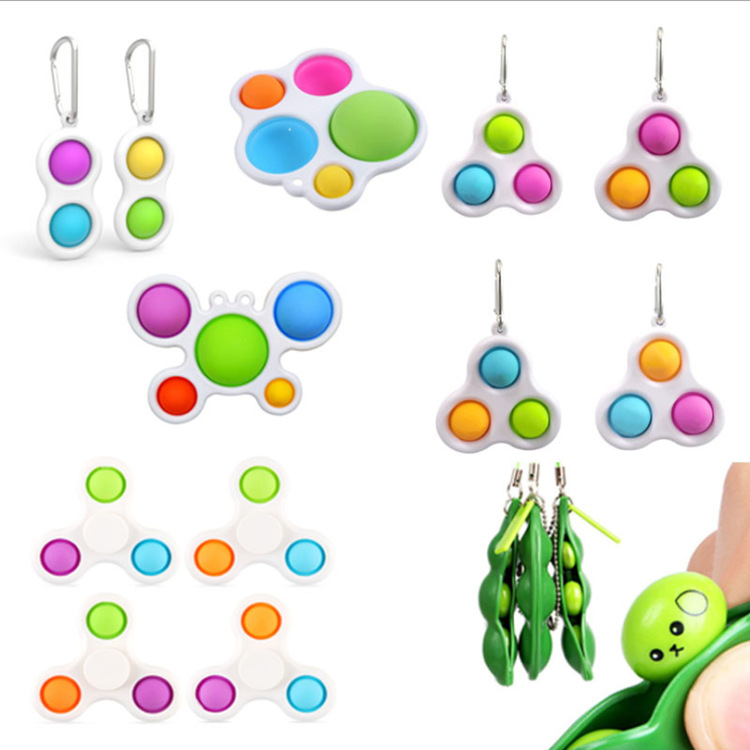 Custom Silicone Squeeze Push Sensory Fidget Toy For Kids Or Adults