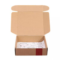 Boîte pliante personnalisée en carton ondulé brun avec pelliculage mat recyclé pour l'emballage d'expédition de haut-parleurs électroniques