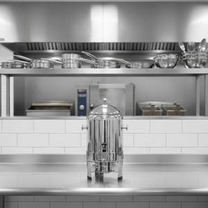 Urne à café avec pieds en acier inoxydable - Product Image 3