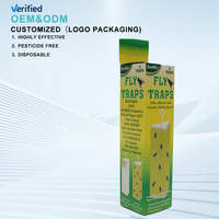 Fabriek Directe Verkoop Op Maat Gemaakte Kleverige Fruitvlieg Val Insect Bugs Sticker Lijm Val