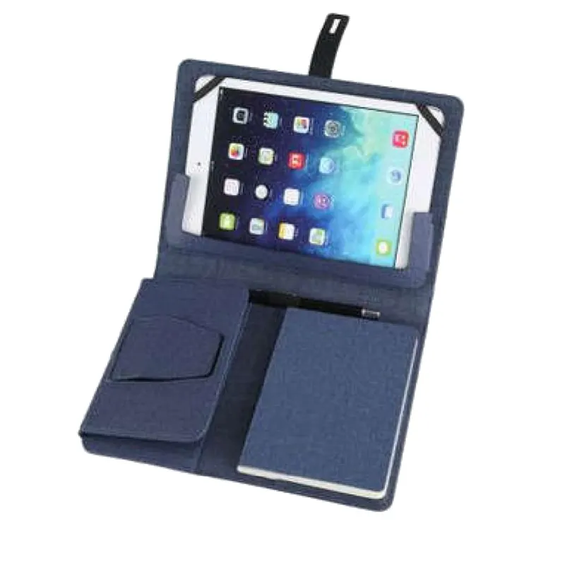 Notebook with iPad Holder and Wireless Power Bank A5 8000mAh Agenda for Creative Office Stationary
