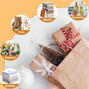 Bolsas de Papel Kraft Desechables Personalizadas, Ecológicas, Biodegradables y Reciclables con Asas Planas para Comida para Llevar de Restaurantes - Product Image 5