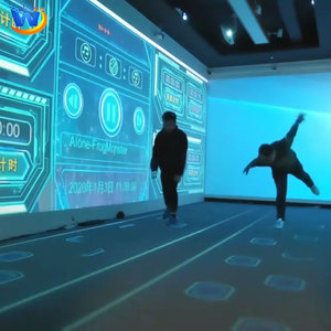 <span class=keywords><strong>AR</strong></span> Sport Projection interactive holographique en forme de L pour sol et mur Projection interactive intelligente pour les écoles Châteaux coquins - Product Image 2