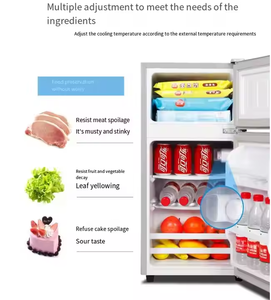 Tốt nhất bán mini thông minh tủ lạnh công suất lớn 58L đôi cửa di động cho nhà ngoài trời sử dụng điện pháp điều hành điều kiện mới - Product Image 4