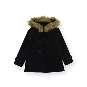 Giacca da ragazza pelliccia sul cappuccio (taglie 7-16) - Product Image 5