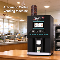 Table de kiosque à café pour centre commercial, gare, cinéma, vente d'Americano et d'espresso, API ouverte, SDK, paiement multi-devises