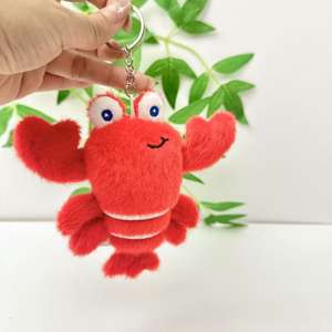 Shenzhen Plüsch tier Hersteller Großhandel Custom New Creative 2 Styles Entzückende Tiere Plüsch tier Schlüssel bund - Product Image 5