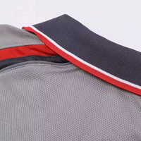 Uniforme Polo de Manga Corta con Botones y Logotipo Personalizado Bordado, Servicios de Logística Deportiva, Uniforme para Personal con Tecnología Dry-Excel que Absorbe la Humedad